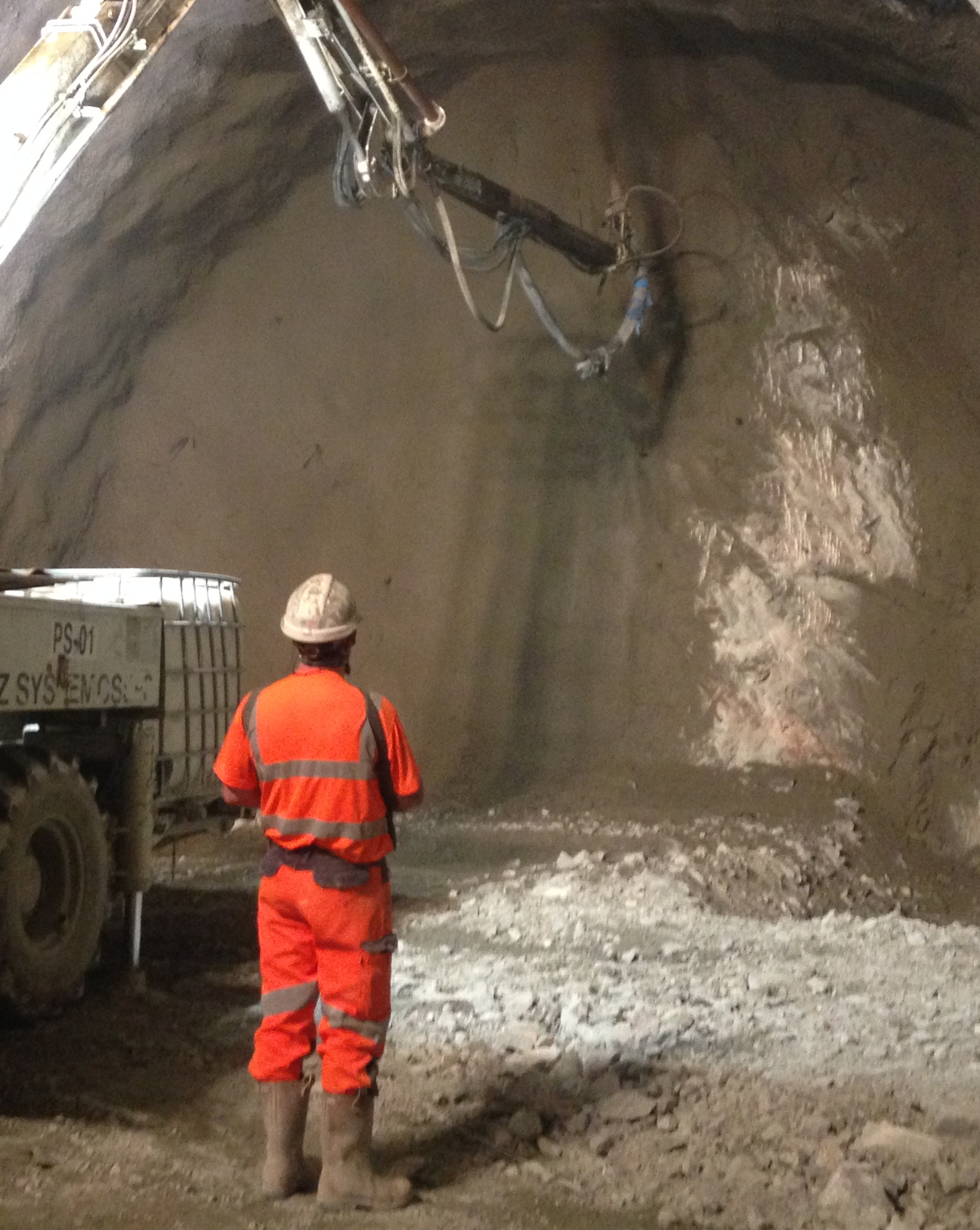 Projeteur de béton projeté